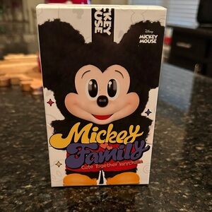 Disney Mickey Mouse Family Keychain - Black and White